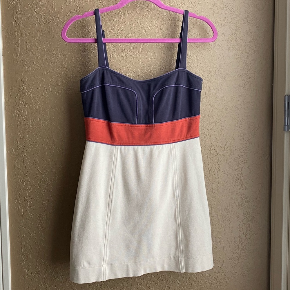 BCBGMaxAzria Tri-color Mini Dress